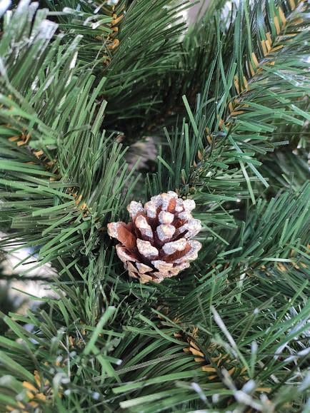 Штучна ялинка Кармен з золотими шишками і перлинами 1,5 м Зелено-оливковий (22516964) - фото 5 Штучна ялинка Кармен з золотими шишками і перлинами 1,5 м Зелено-оливковий (22516964) - фото 5