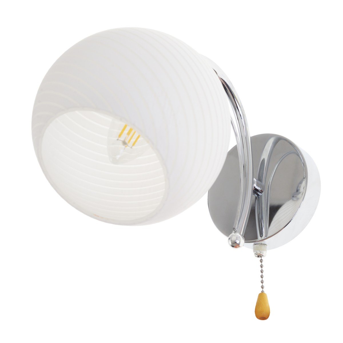 Бра Brille LK-651W/1 E27 CH (29-112)