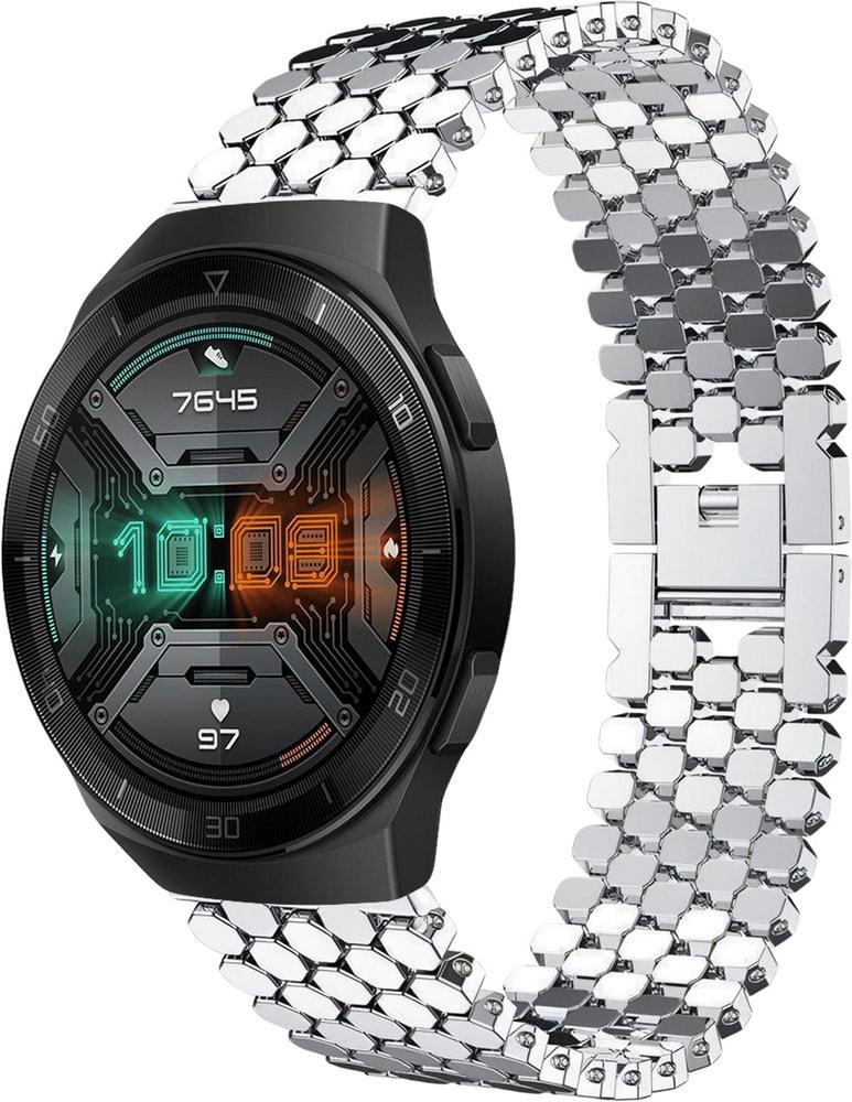 Металлический Ремешок Scaly для Huawei Watch GT2e 46 мм Silver (28770-59)