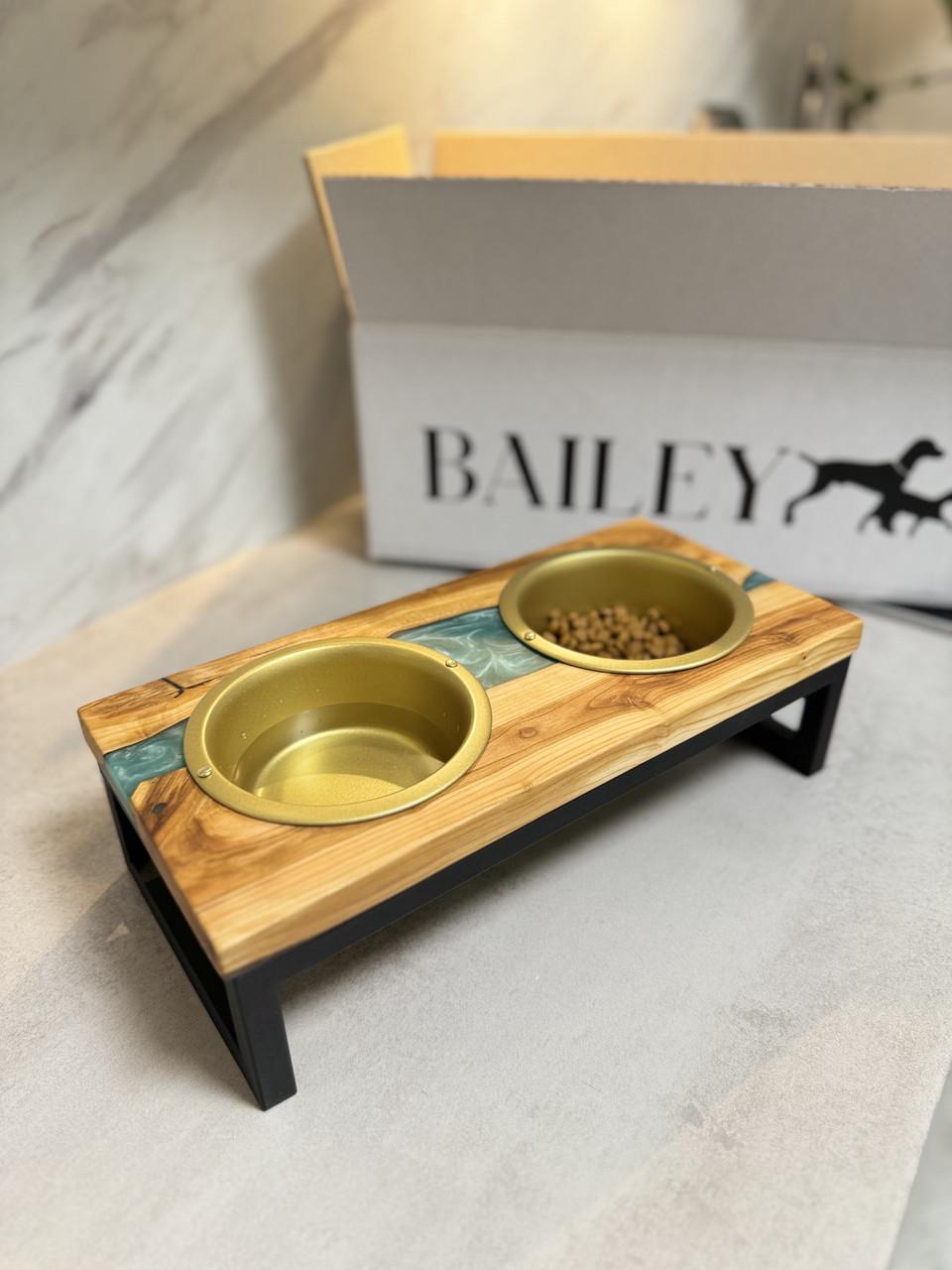 Кормушка для кошек EPOXY WOOD L Ocean (2467079550) - фото 8 Кормушка для кошек EPOXY WOOD L Ocean (2467079550) - фото 8