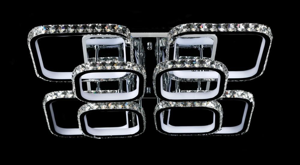 Светодиодная люстра Ray L1538/4+4 RGB LED CR (IR007128)