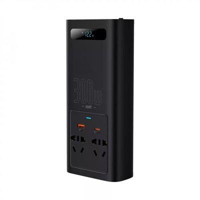 Автомобільний інвертор BASEUS IGBT Power Inverter 300 W 220 V CN/EU Black - фото 8 Автомобільний інвертор BASEUS IGBT Power Inverter 300 W 220 V CN/EU Black - фото 8