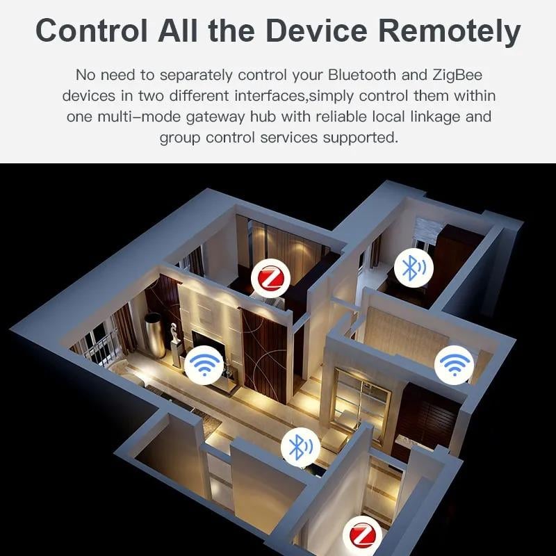 Шлюз Tuya Zigbee Smart Gateway Hub Bluetooth - фото 4