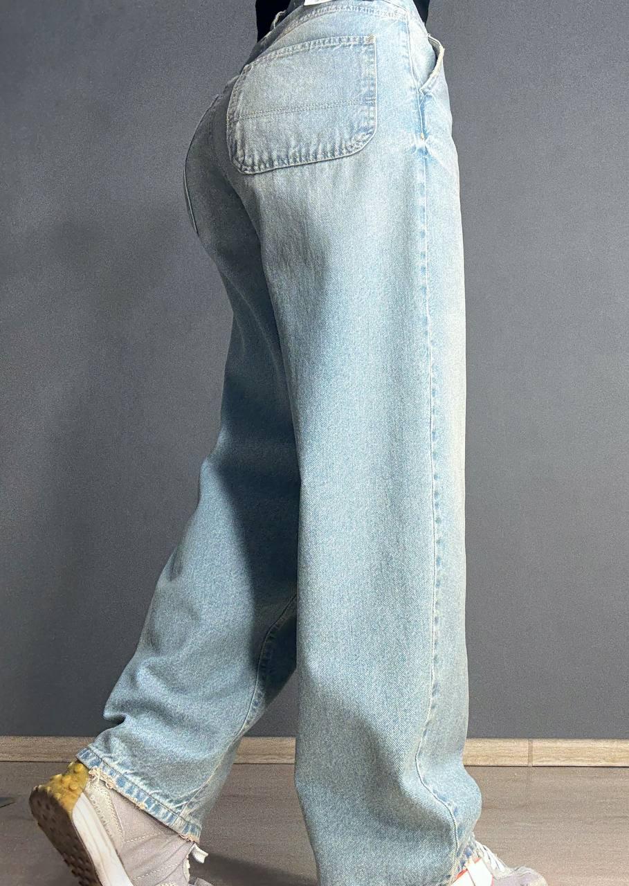 Джинси жіночі Its Basic 3097 SKATER jeans широкі косі кишені р. 36 Блакитний (1727) - фото 9 Джинси жіночі Its Basic 3097 SKATER jeans широкі косі кишені р. 36 Блакитний (1727) - фото 9