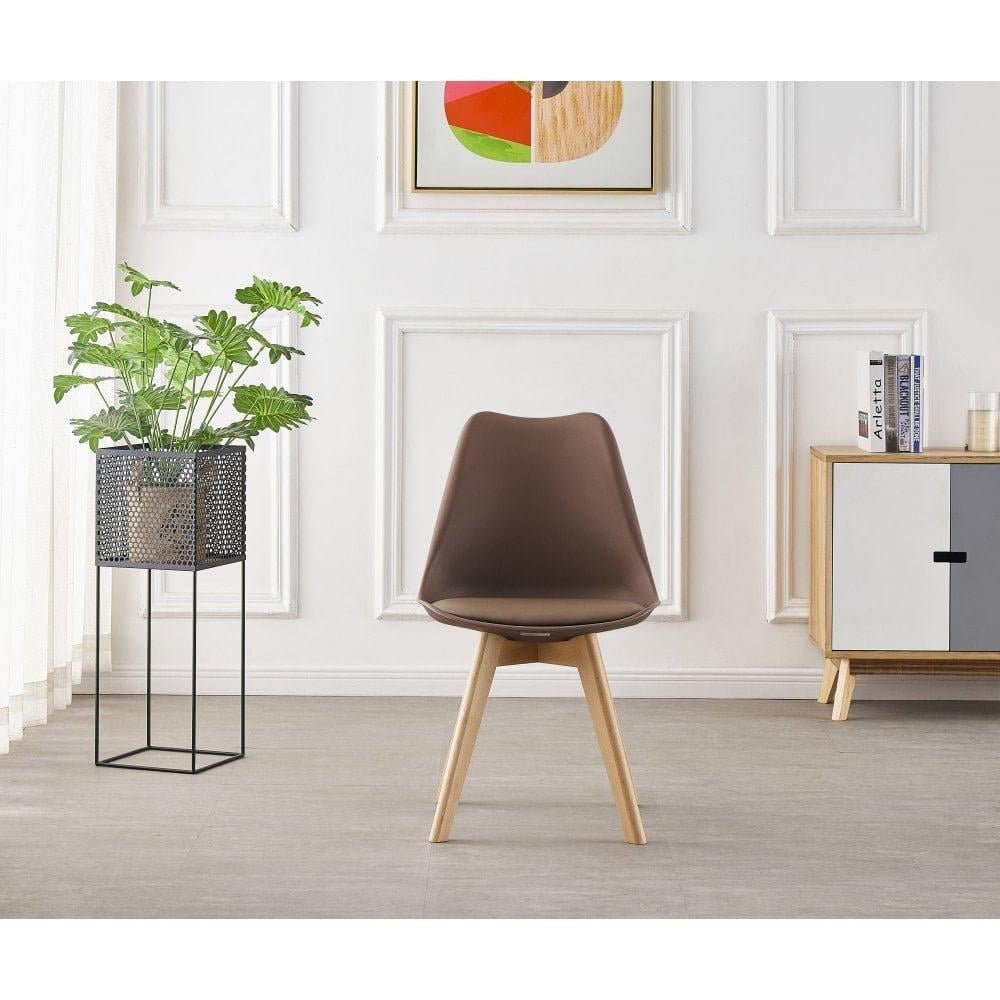 Стул Intarsio Kruz Бук/Коричневый (11671671) - фото 7