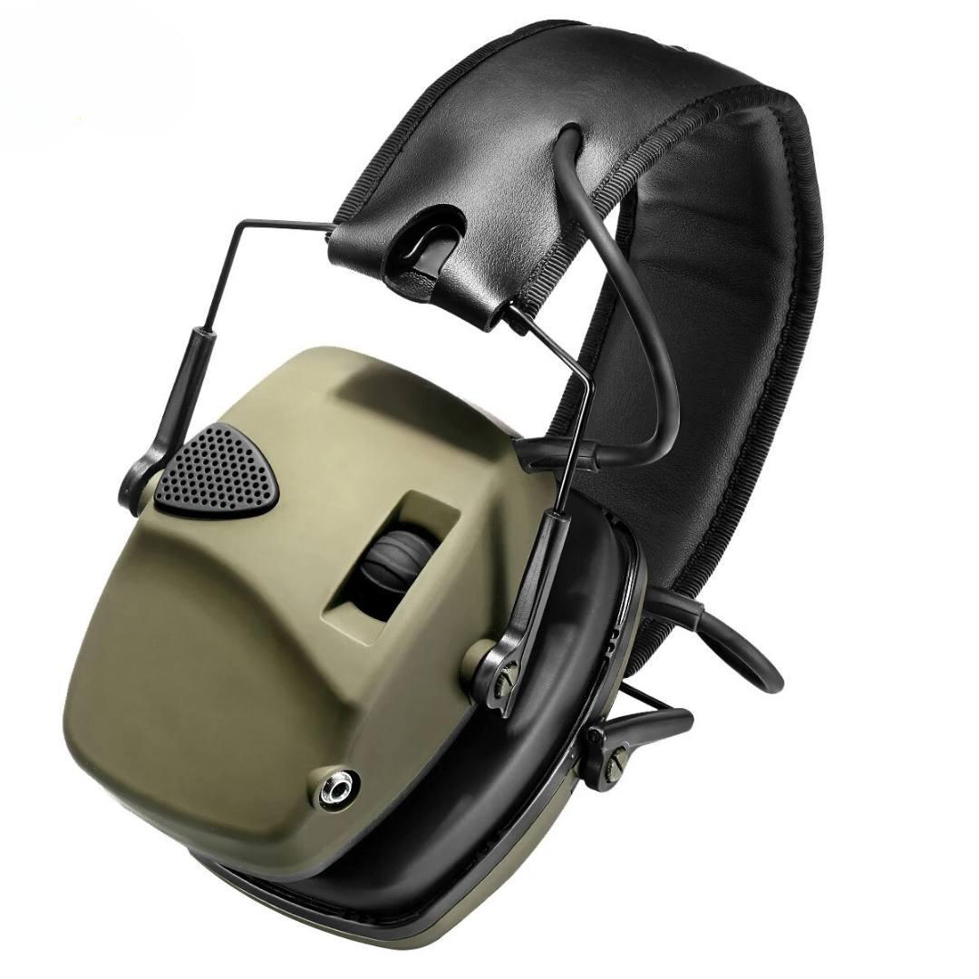 Активные наушники для стрельбы Bodasan защитные Зеленые (M026) - фото 2