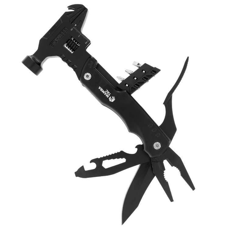 Мультитул Молоток Mamba Tac Axe Cracker 20в1 Черный (MBT-CRC)