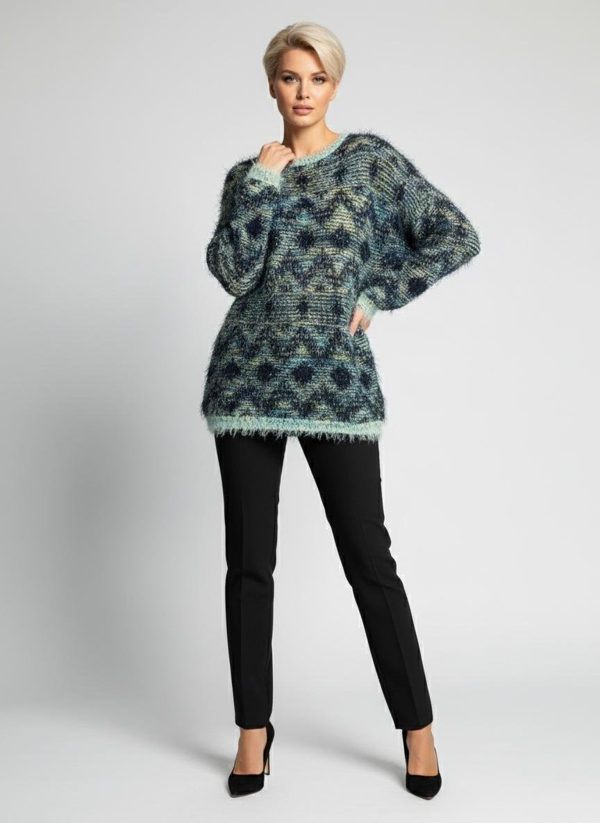 Джемпер Forza Viva FV-5540100 жіночий демісезонний р. 42 Блакитний (FV-5540100-42) Джемпер Forza Viva FV-5540100 жіночий демісезонний р. 42 Блакитний (FV-5540100-42)