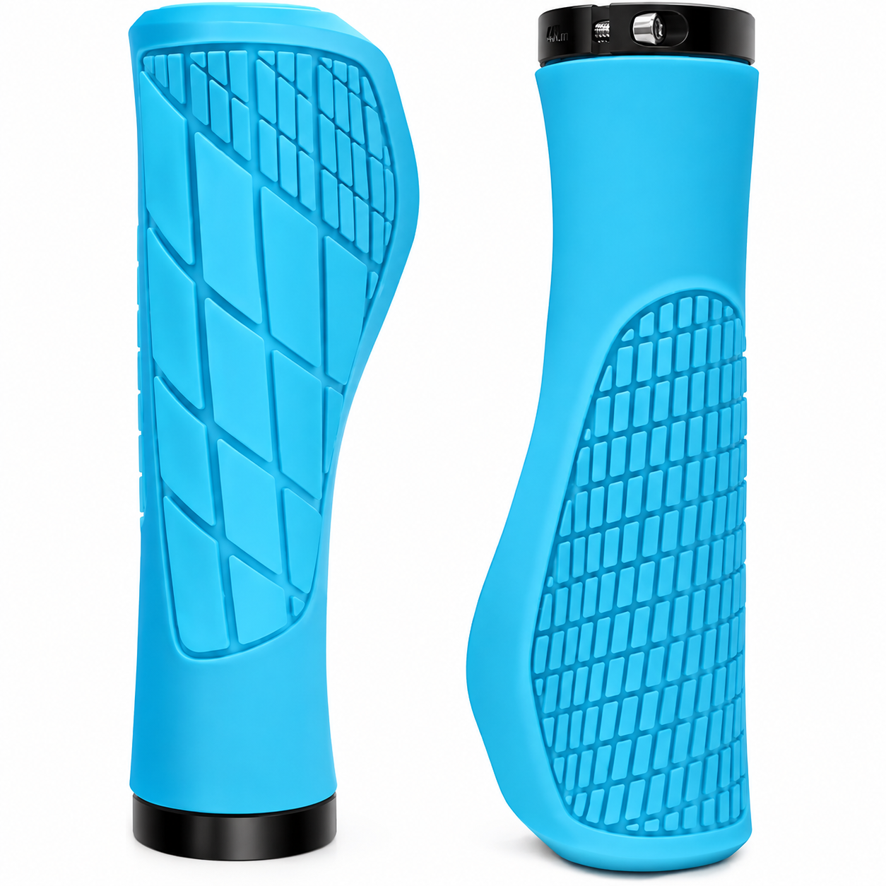 Грипси велосипедні MTB Ergonomic з замками Синій (VR-10928)