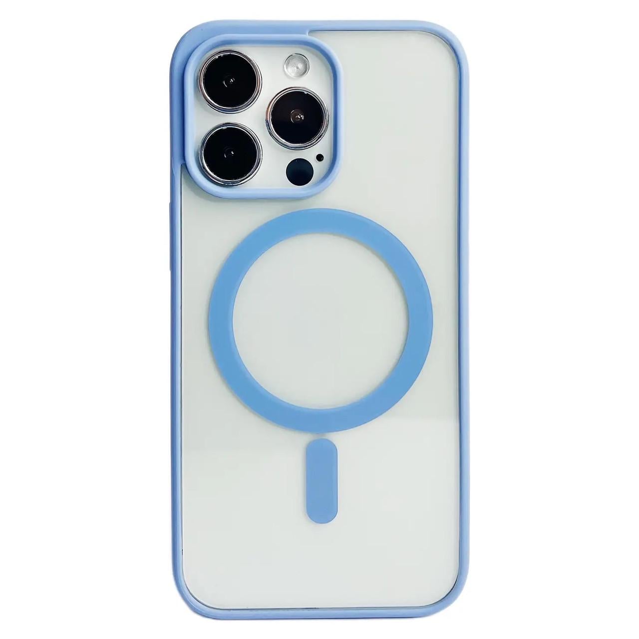 Чохол Matte Acrylic MagSafe для iPhone 11 Pro Блакитний