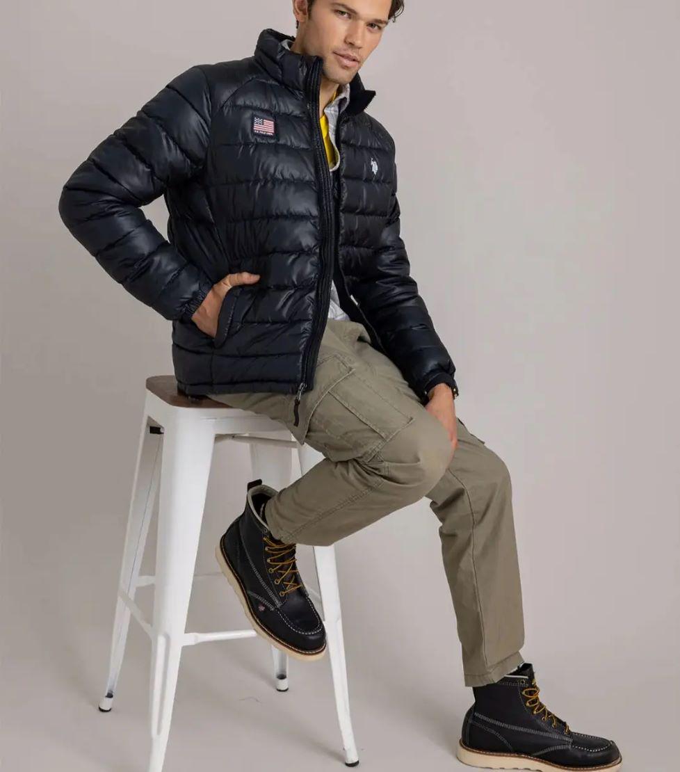 Куртка-пуховик мужская U.S.POLO ASSN L Черный (109828) - фото 2 Куртка-пуховик мужская U.S.POLO ASSN L Черный (109828) - фото 2