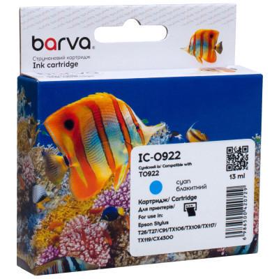 Картридж Barva Epson T0922/T1082 C13T10824A10 500 стр. Cyan (IC-0922)