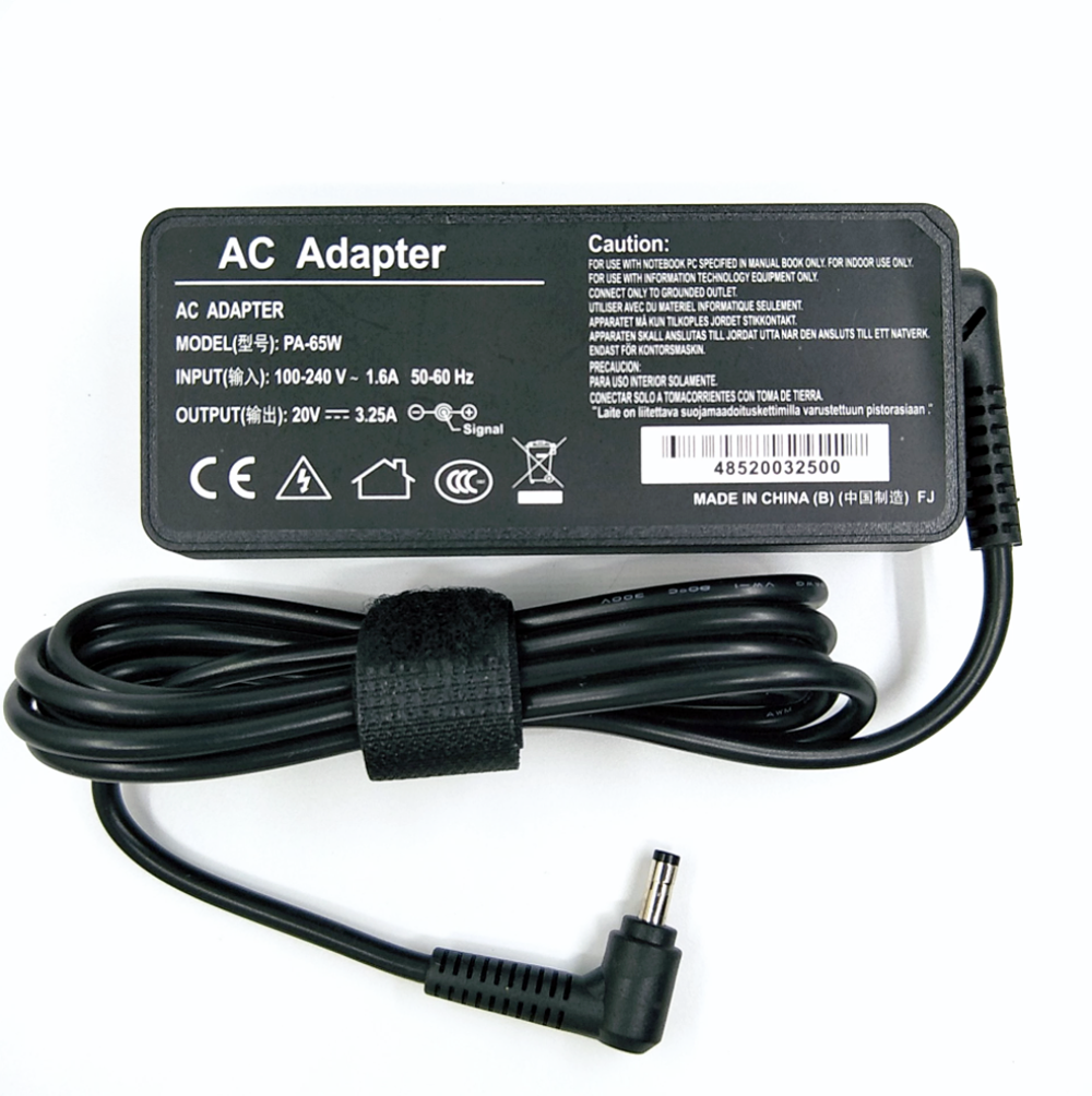 Блок питания для ноутбука Lenovo 65W 20V 3,25А 4.0x1.7 мм High copy (04003)