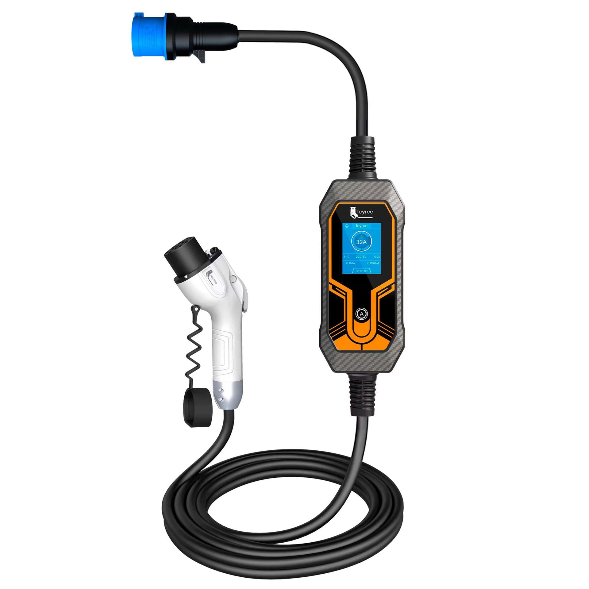 Зарядка для электромобиля Feyree 7 кВт 32A GB/T Lion EV-K7 (FY7-32-1PH-GB/T-K7-C5)