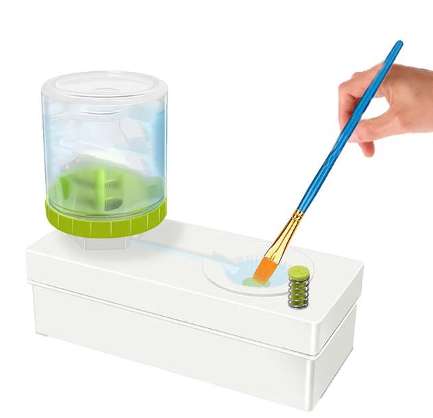 Ополаскиватель кистей для рисования с рециркуляцией и сливом воды Салатовый (74250278) - фото 6 Ополаскиватель кистей для рисования с рециркуляцией и сливом воды Салатовый (74250278) - фото 6