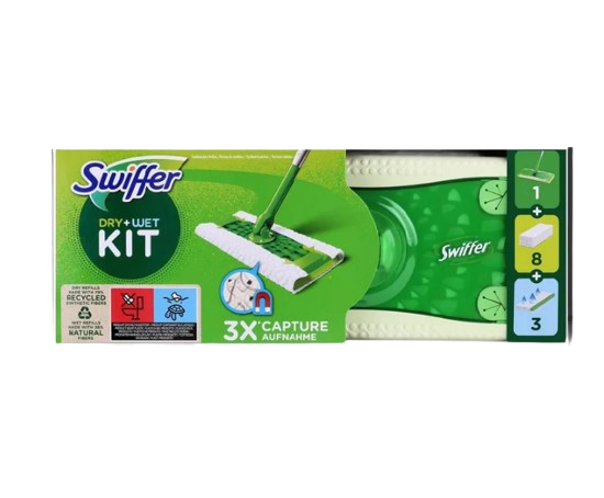 Швабра Swiffer Dry & Wet Kit для сухого та вологого прибирання