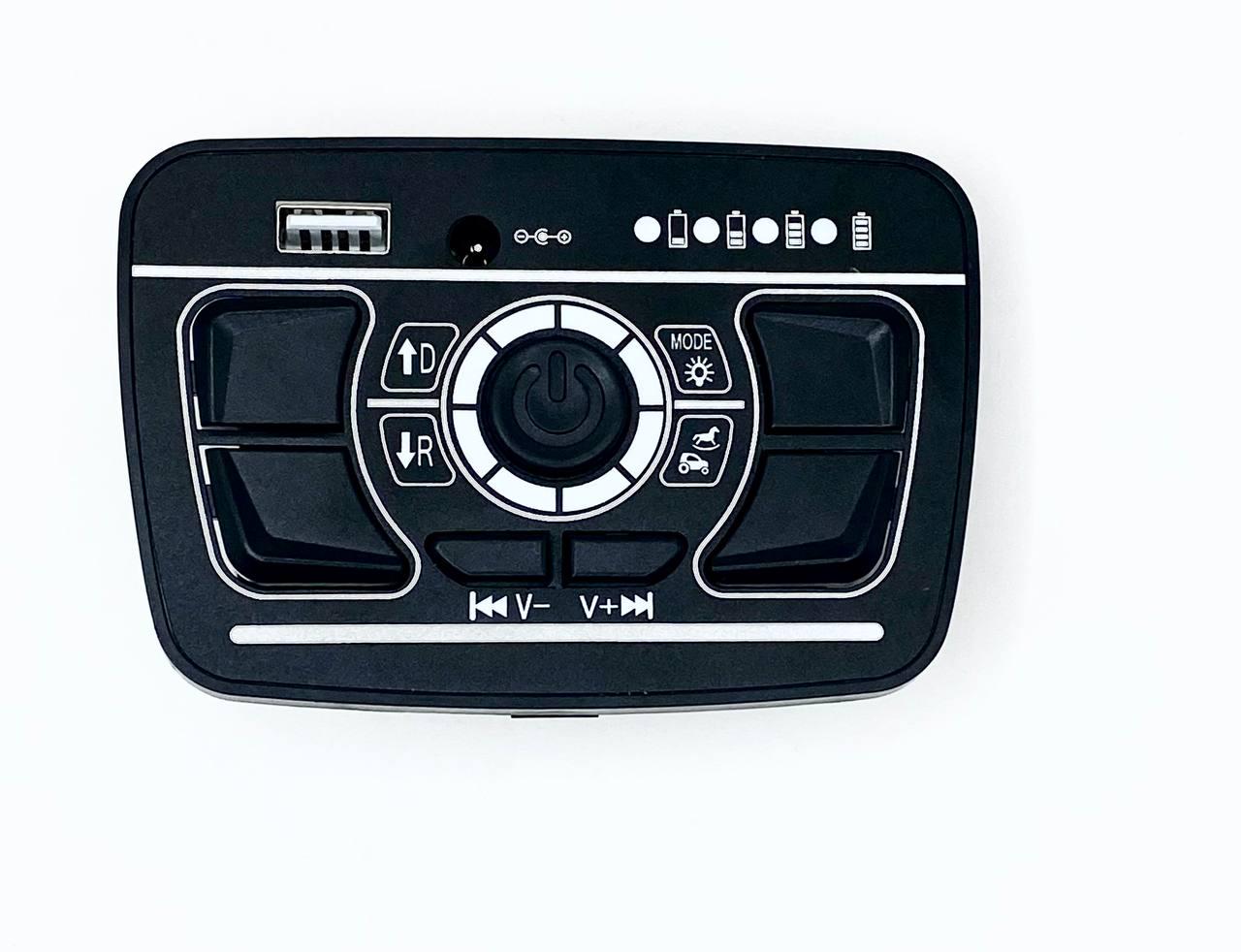 Панель запуска YJ-ZK66 PCB MP3 для детского электромобиля DC-разъем (DR24) Панель запуска YJ-ZK66 PCB MP3 для детского электромобиля DC-разъем (DR24)