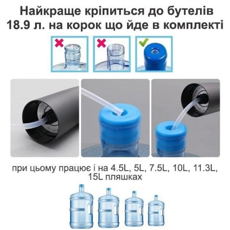 Помпа для воды аккумуляторная 1200 мА/ч Черный - фото 8 Помпа для воды аккумуляторная 1200 мА/ч Черный - фото 8