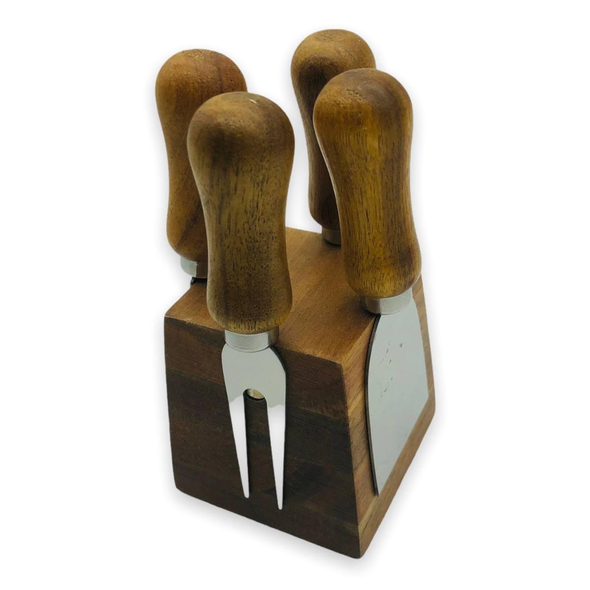 Набор ножей для нарезки сыра с деревянной подставкой (fa96445a) - фото 2 Набор ножей для нарезки сыра с деревянной подставкой (fa96445a) - фото 2