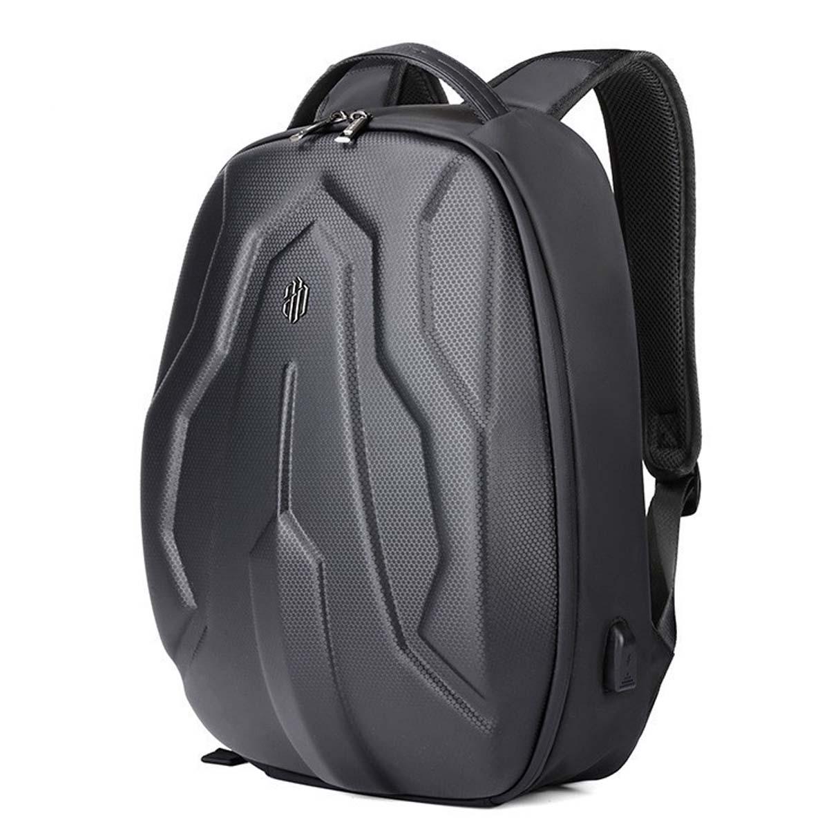 Городской рюкзак Arctic Hunter B00320 FC для ноутбука 15,6" с USB 25 л Черный (AH-B00320-2270)