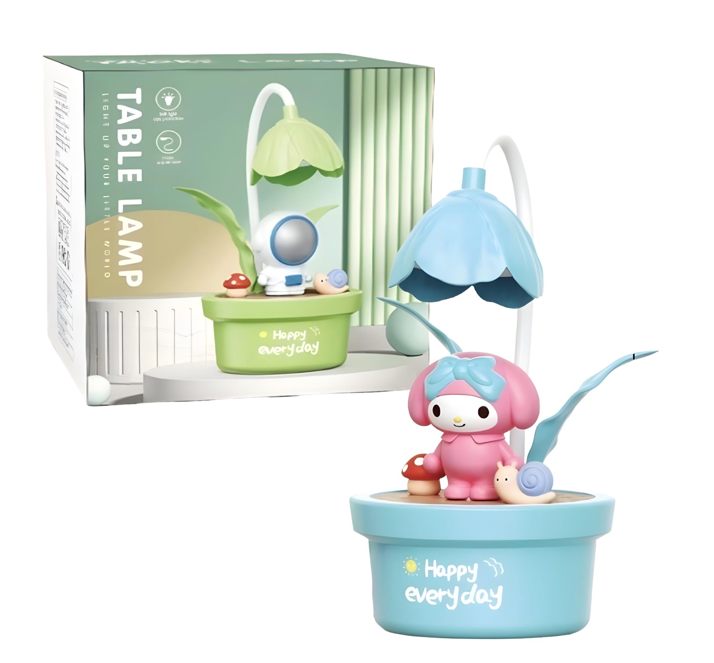 Настольная лампа Май Мелоди цветочный горшок Голубой (351C) - фото 2 Настольная лампа Май Мелоди цветочный горшок Голубой (351C) - фото 2