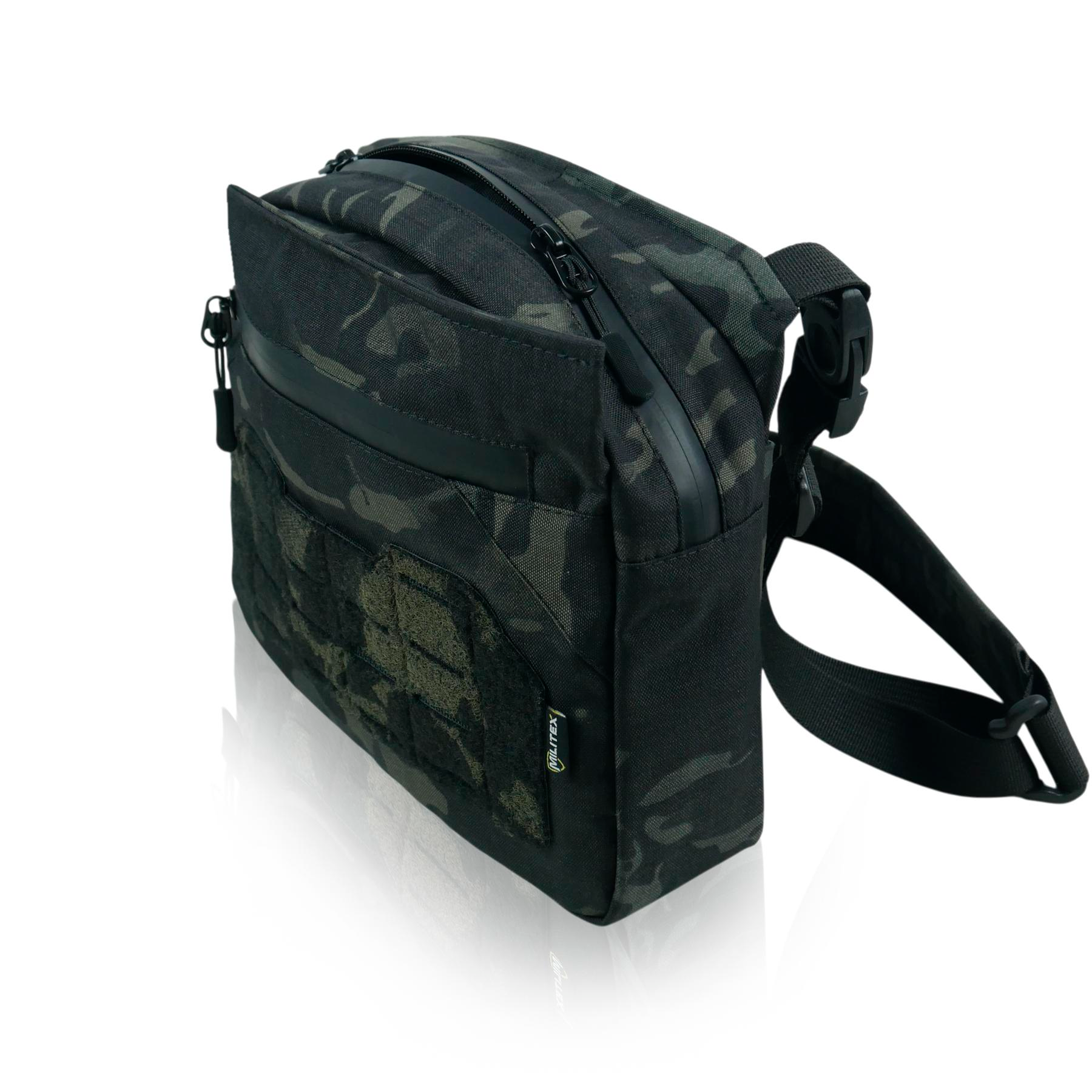 Сумка через плече Militex Tactic City Cordura з покриттям IRR Мультикам/Чорний (27516726) - фото 3 Сумка через плече Militex Tactic City Cordura з покриттям IRR Мультикам/Чорний (27516726) - фото 3