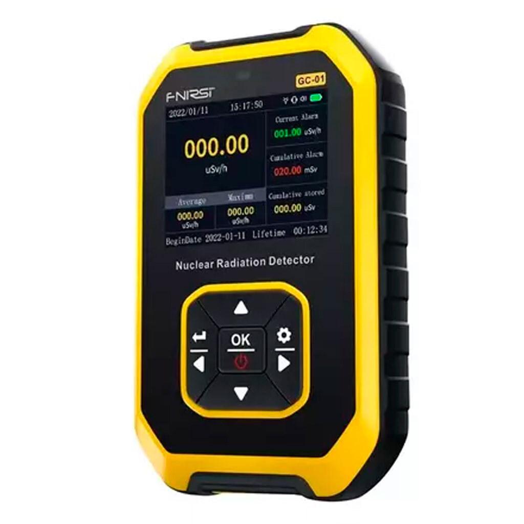 Дозиметр радиации профессиональный Fnirsi GC-01 счетчик Гейгера детектор излучения Yellow (19173) Дозиметр радиации профессиональный Fnirsi GC-01 счетчик Гейгера детектор излучения Yellow (19173)