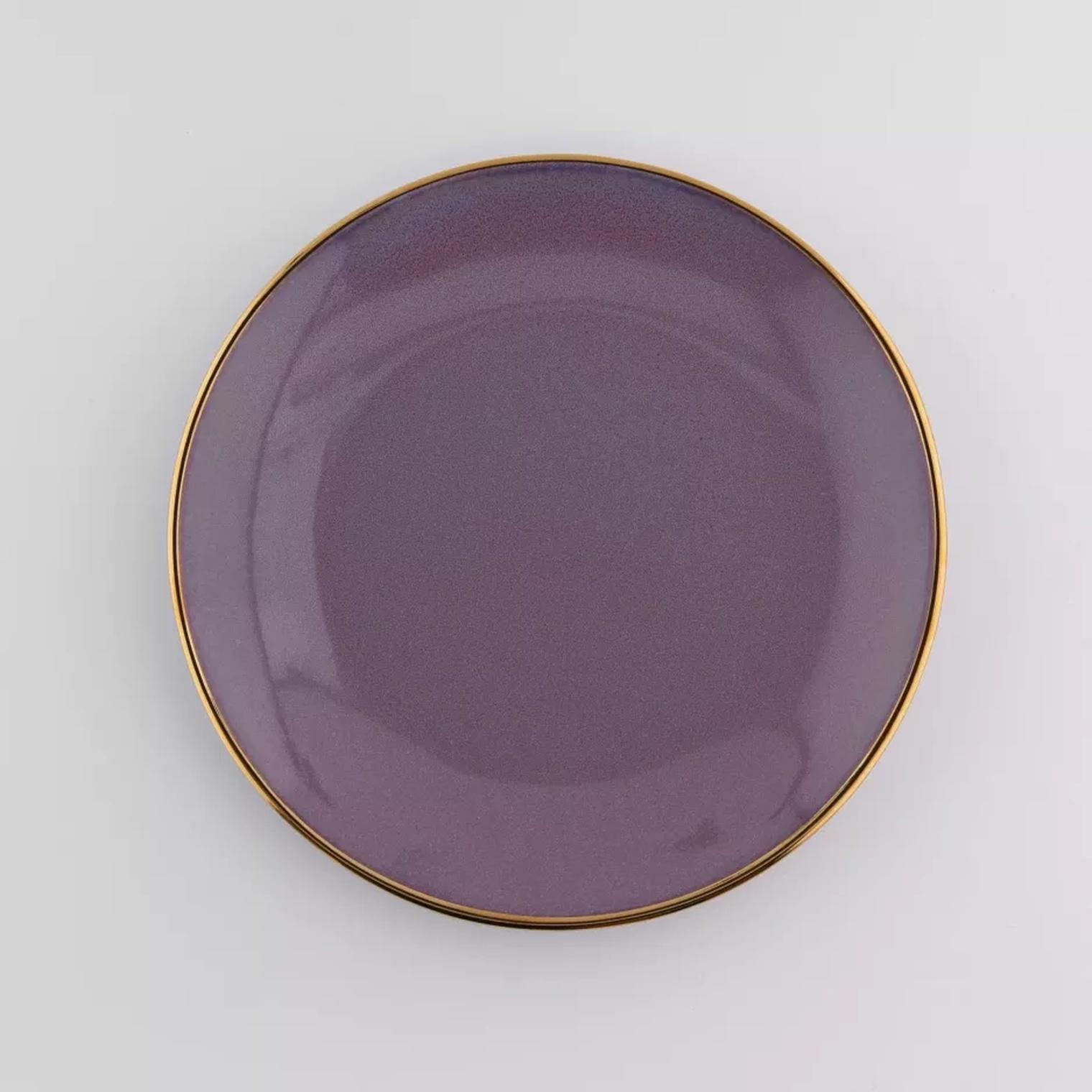 Тарелка десертная DUKA SIREN 21 см Фиолетовый (1219881) - фото 2 Тарелка десертная DUKA SIREN 21 см Фиолетовый (1219881) - фото 2