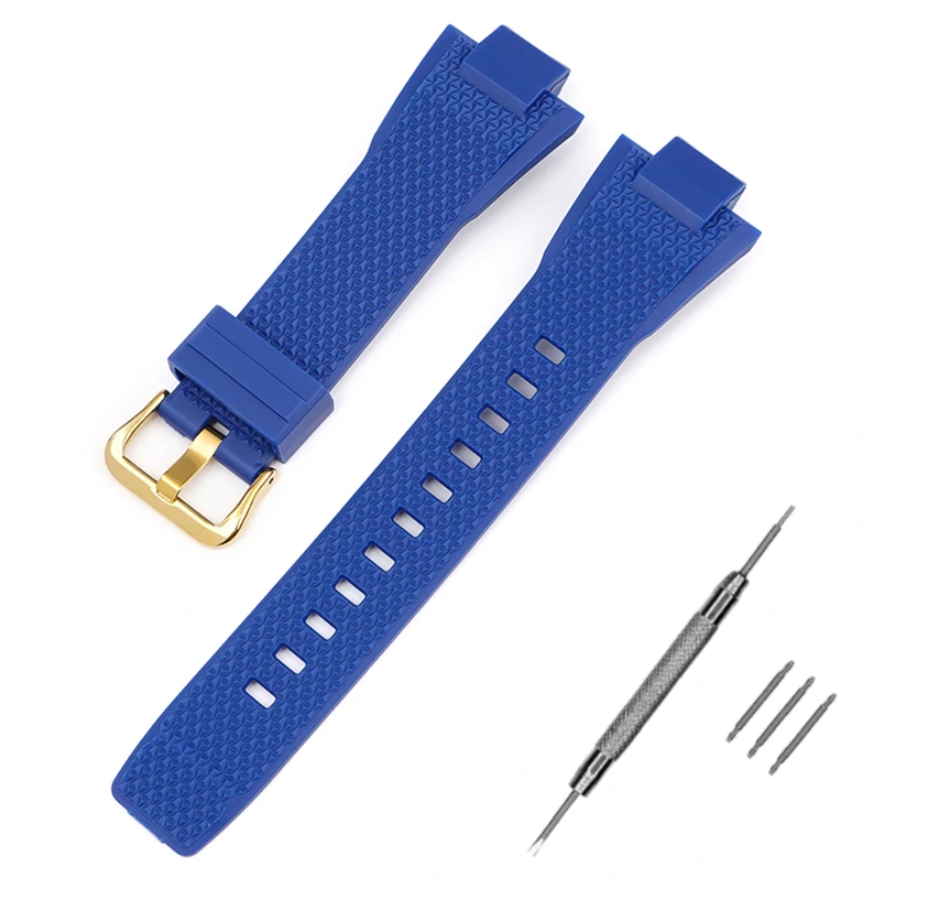 Ремінець для Casio G-Shock GST-B400 Blue/Gold (3961) Ремінець для Casio G-Shock GST-B400 Blue/Gold (3961)