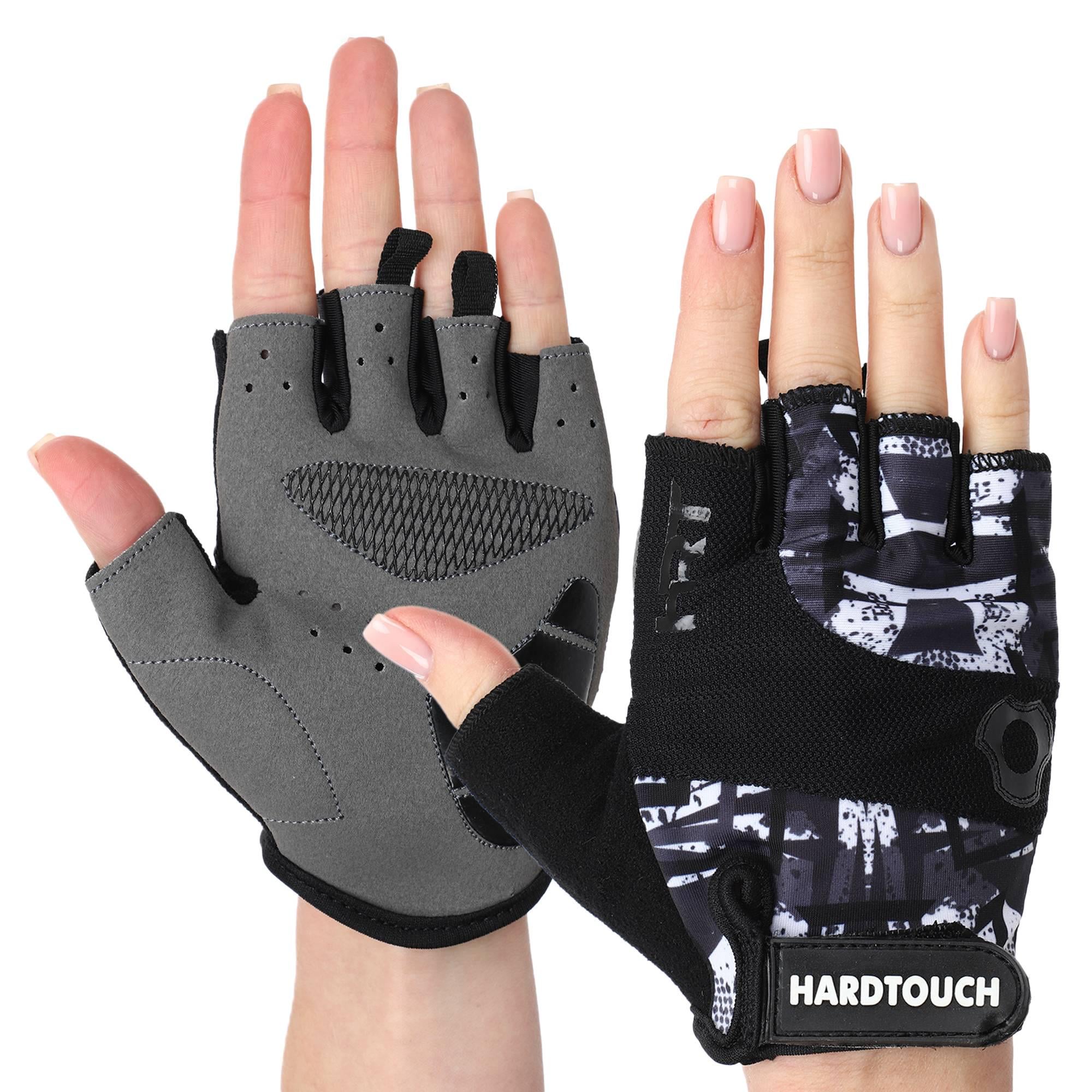 Перчатки для фитнеса и тренировок Hard Touch FG-9523 L Черно-белый (36988098)