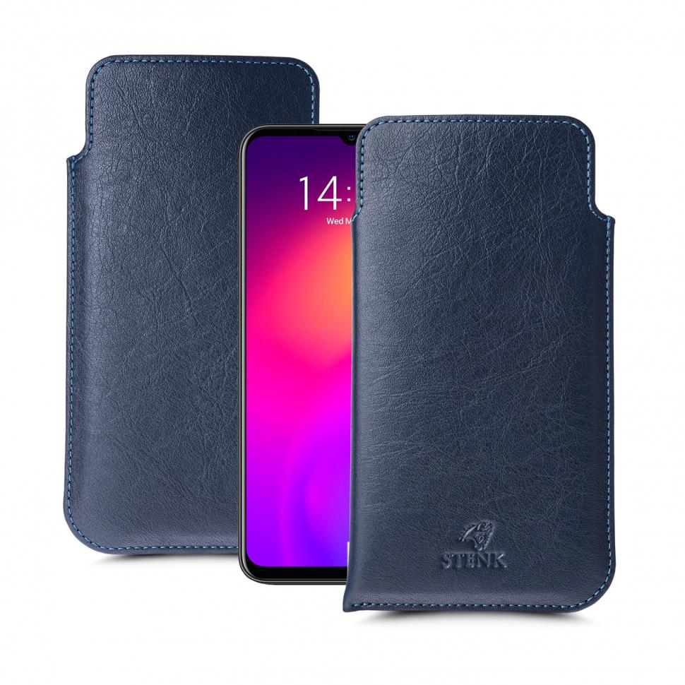 Футляр Stenk Elegance для Meizu Note 9 Синий (63315)