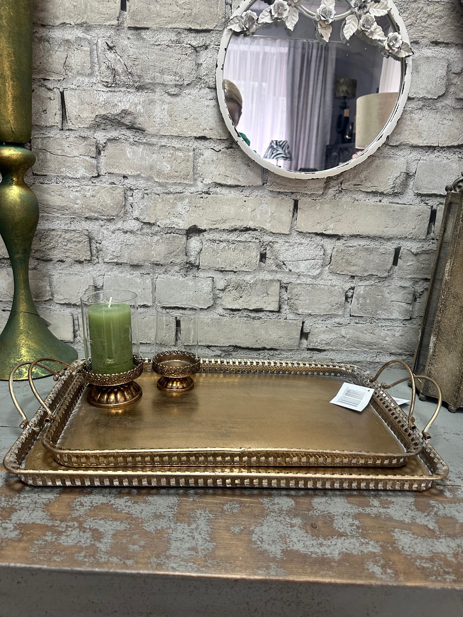 Набір таць декоративних 2 шт. 7x61x32,5/7x55x27 см (166648) - фото 6 Набір таць декоративних 2 шт. 7x61x32,5/7x55x27 см (166648) - фото 6