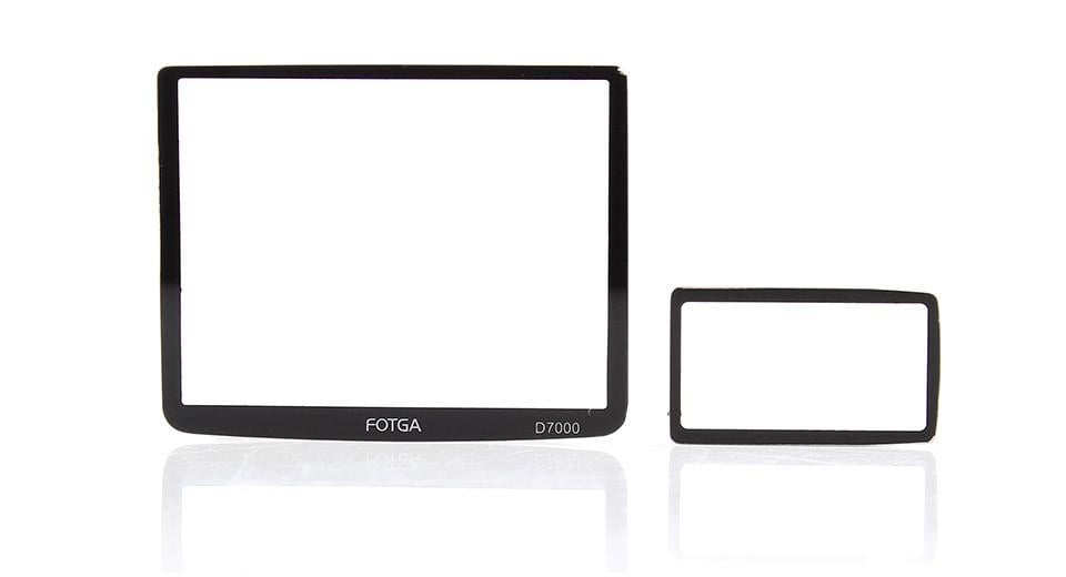 Защита основного LCD экрана и вспомогательного Fotga для Nikon D7000 не пленка