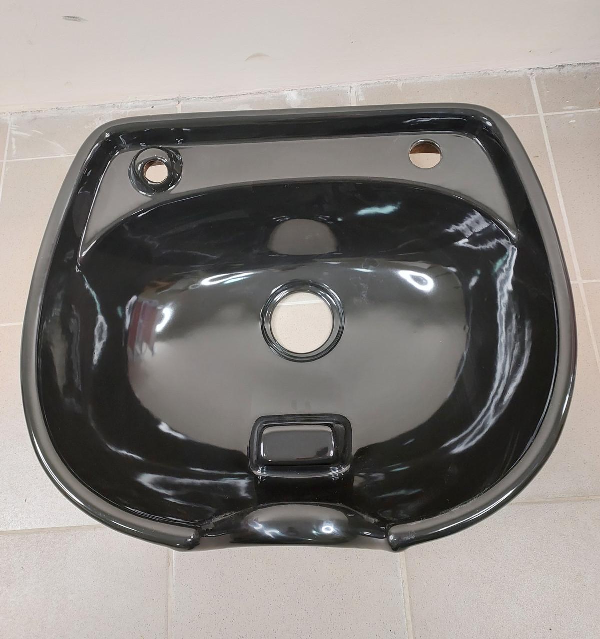 Раковина к парикмахерской мойке ДенІС professional керамическая Черный (1772557211) - фото 7 Раковина к парикмахерской мойке ДенІС professional керамическая Черный (1772557211) - фото 7