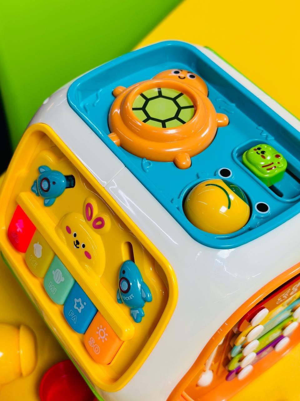 Игровой центр развивающий Бизи куб 8в1 для развития мелкой моторики (2746795481) - фото 6