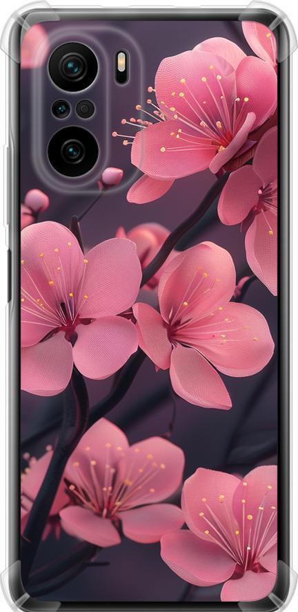 Чехол на Xiaomi Poco F3 Пурпурная сакура (6075sp-2280-42517) Чехол на Xiaomi Poco F3 Пурпурная сакура (6075sp-2280-42517)