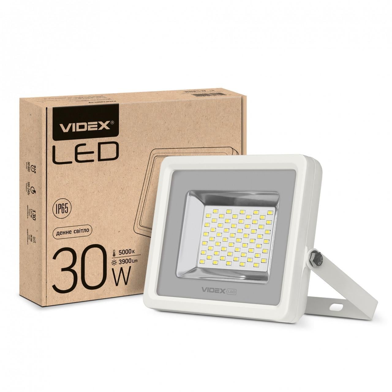 Прожектор Videx LED 30W 5000K 220V White (VL-F305W) Прожектор Videx LED 30W 5000K 220V White (VL-F305W)