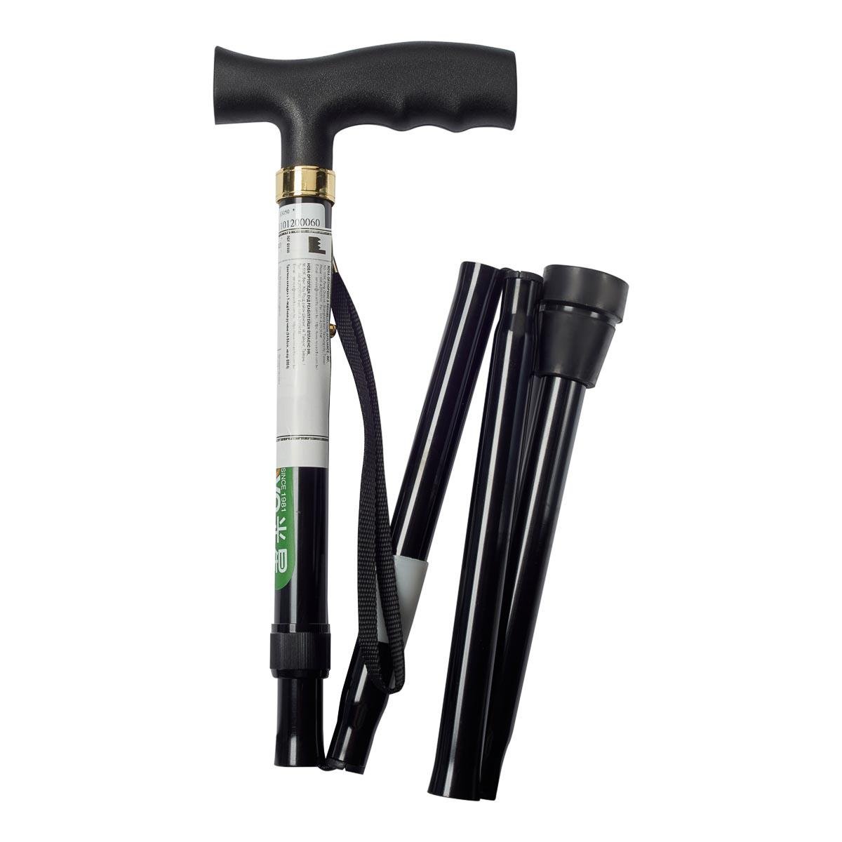 Трость складная Nova B3050 с Т-образной ручкой Черный (27830703) - фото 3 Трость складная Nova B3050 с Т-образной ручкой Черный (27830703) - фото 3