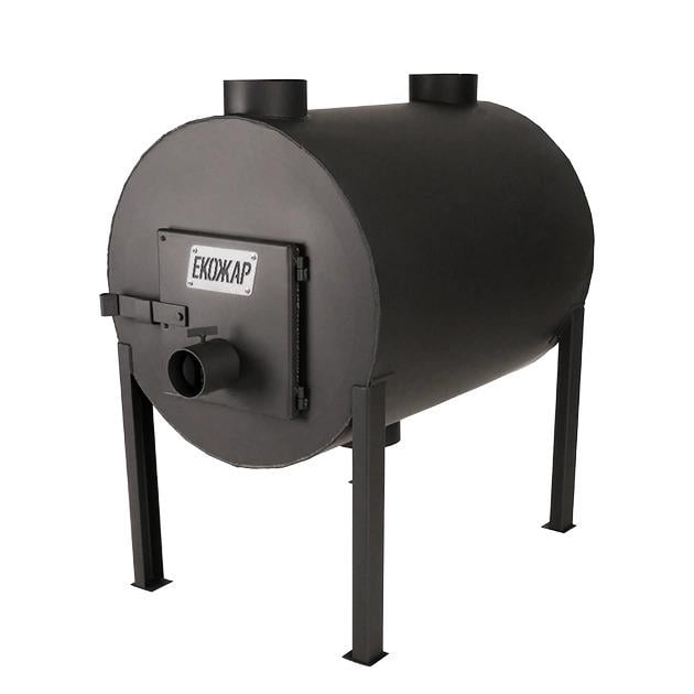 Печь буржуйка Экожар Про 500 с вертикальными тепловыми выходами (50118953)