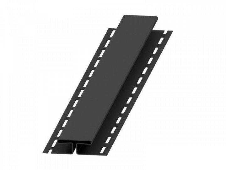 Планка H-профиль для софита Budmat 3 м Черный