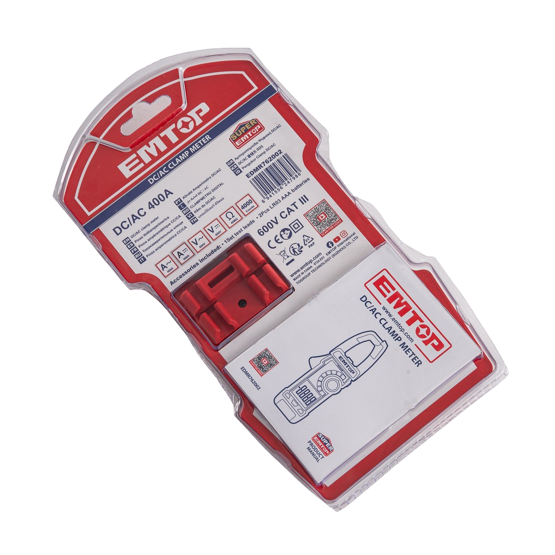 Клещи токовые EMTOP EDMR762002 DC/AC - фото 7 Клещи токовые EMTOP EDMR762002 DC/AC - фото 7