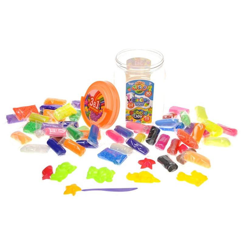 Набір креативної творчості 3в1 Danko Toys TAB-01-01U тісто і пластилін (RLT21082)