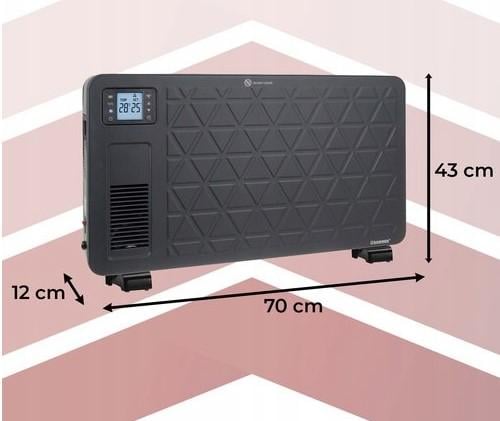 Обогреватель Kaminer ZIFLO управления приложением WiFi и дистанционное управление 2300 Вт - фото 3