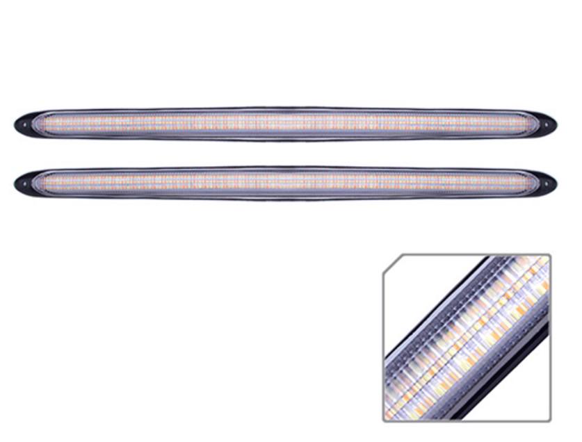 Ходовые огни гибкие 3 color бегущие 34,5см (AG-DRL-D4)