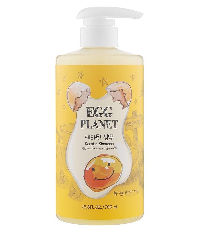 Шампунь для поврежденных волос Egg Planet Keratin Shampoo Daeng Gi Meo Ri 700 мл (8807779089104)