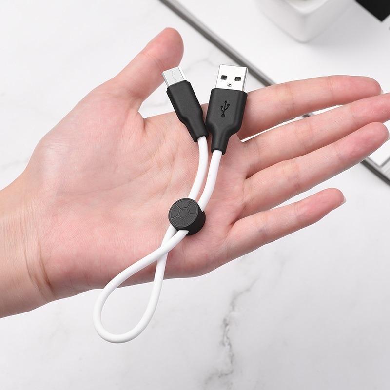 Кабель USB Hoco X21 Plus Micro Silicone 0,25 м (20765407) - фото 2