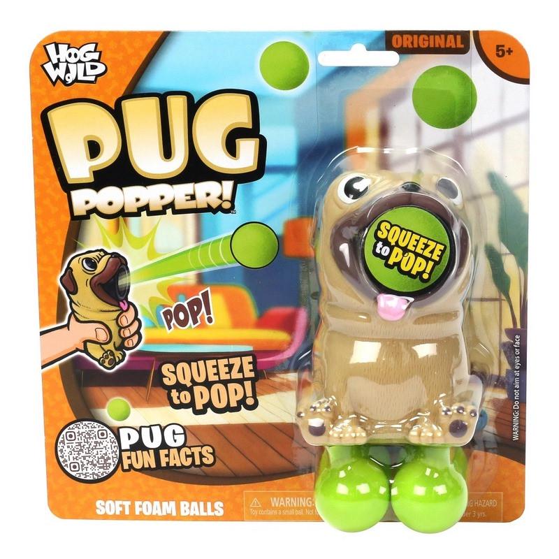 Игровой набор Hog Wild Стреляющее животное Мопс Зеленый (IG-173-N-724)