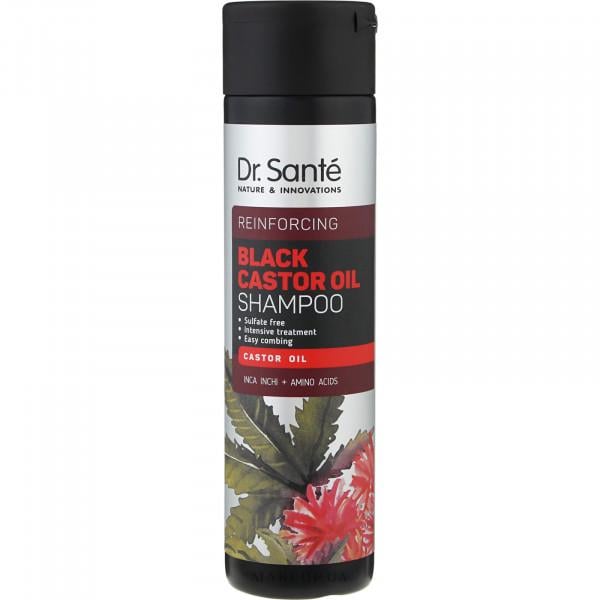 Шампунь Dr. Sante Black Castor Oil для волосся 250 мл (8588006040449)