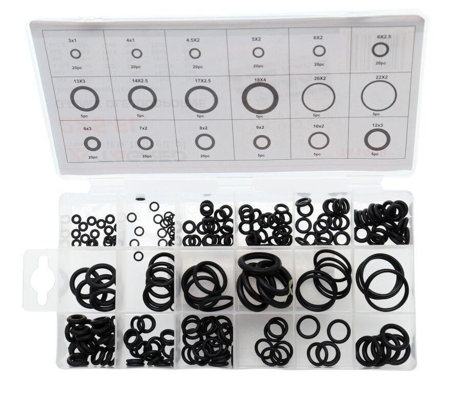 Набор резиновых прокладок TAGRED TA1409 кольца уплотнительные 225 шт.