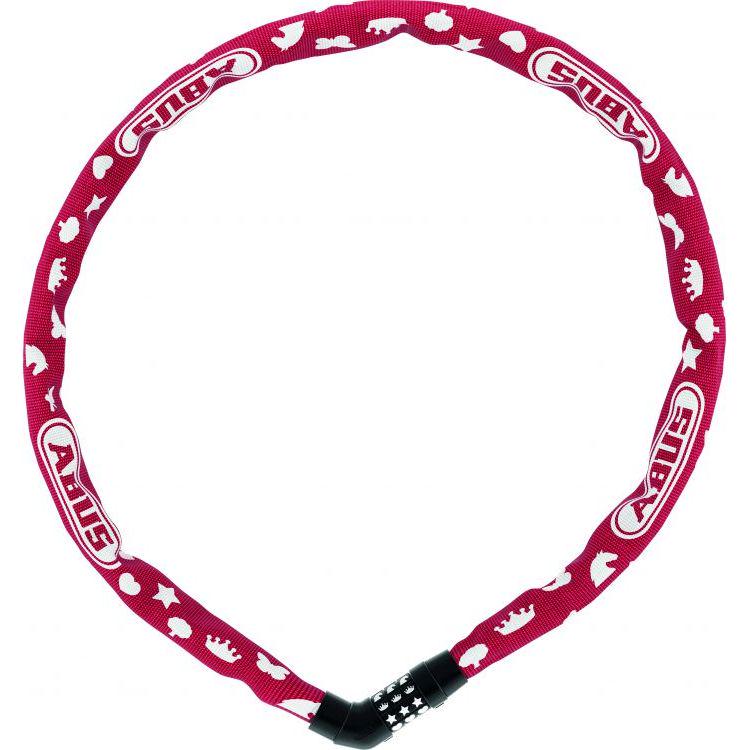 Велозамок ABUS 4804C/75 Steel-O-Chain Symbols Red